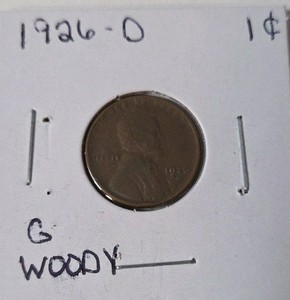 Error Coin - 1926D  "Woody" Penny