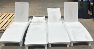 Step2 Vero Adjustable Pool Lounge Chairs 4-pack - MSRP $940