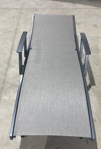 SunVilla Commercial Sling Wave Chaise Lounge with Adjustable Armrests - MSRP $250
