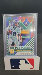 2025 DONRUSS JUSTIN JEFFERSON 3 COLOR PATCH CARD #100