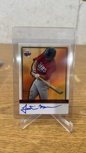 2001 Bowman Autograph Justin Morneau Rookie