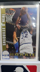 1992 HOOPS SHAQUILLE ONEAL ROOKIE CARD