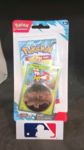 Pokémon sealed pack with coin scarlet & violet