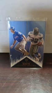 2002 UD ALEX RODRIGUEZ & EMMIT SMITH KEYS TO CITY INSERT CARD DUAL