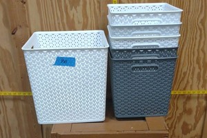 storage baskets