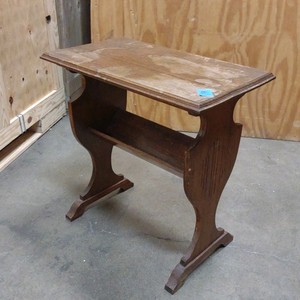 vintage magazine rack table