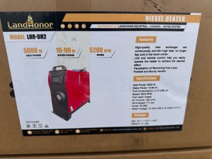 Diesel Heater  LandHonor  2026  Unused  LHR-DH2