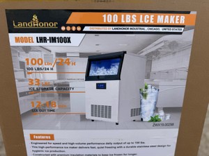 100 Lbs Ice Maker  LandHonor  2026  Unused  LHR-IM100X