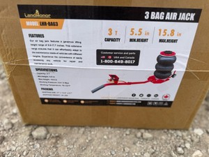 3 Bag Air Jack  LandHonor  2026  Unused  LHR-BAG3