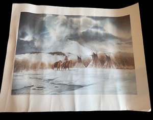 Artist Proof Winter Hunt Signed by Mark Silversmith
