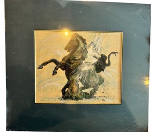 KC Plaza Horse & Rider Signed Artwork