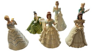 5- Lenox Porcelian Gals & 1- Royal Doulton