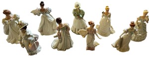 Set of 9 Lenox Porcelian Ladies