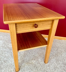 Contemporary Oak Nightstand