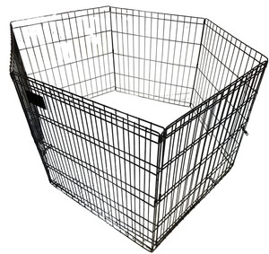 Black DogAnimal GateFence