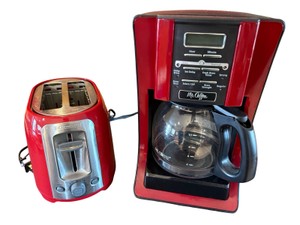 Coffee Pot & Toaster