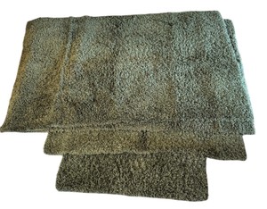 Set of 5 Green Small Rugs