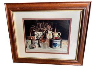 Signed Country Kitchen Still Life Print
