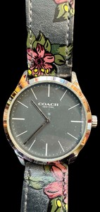 Stylish Floral Coach Watch