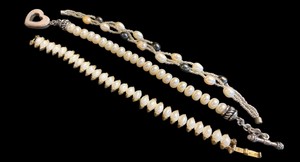 Three Pearl Beaded Bracelets
