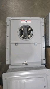 Siemens 100 Amp 10-Space 20-Circuit Overhead Flush Meter Combo Load Center