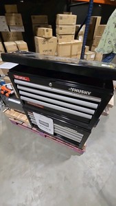 Husky 26 in. W x 12 in. D Standard Duty 4-Drawer Top Tool Chest in Gloss Black