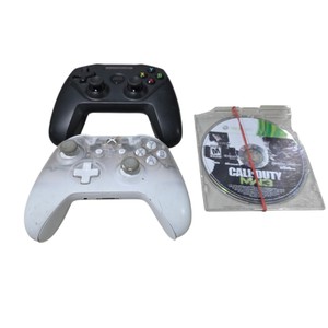 Mixed Video Game Controller Lot with Call of Duty MW3 Game
