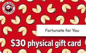 $30 Panda Express Physical Gift Card
