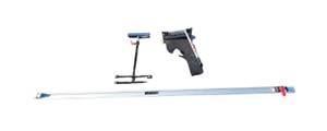 Roberts Flooring Cutter With Tool Shop Roller Stand and Cutting Guide Rail