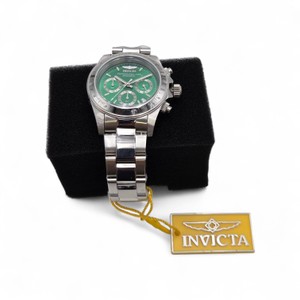 Invicta Speedway Professional 200M Stainless Steel Chronograph Watch With Box