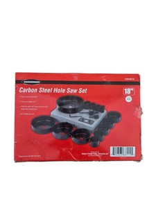 Warrior 18-Piece Carbon Steel Hole Saw Set with Case