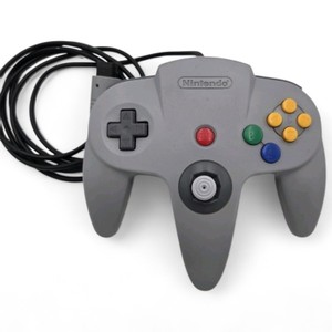 Nintendo 64 Solid Gray Controller NUS-005 Official N64 OEM Untested