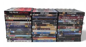 Large DVD Movie Lot Traffic Courageous Friday Night Lights I Am Legend Quarantine More