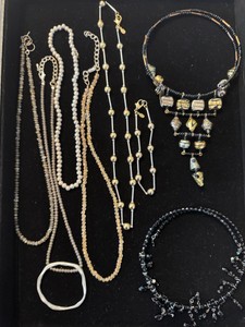 Modern beaded necklaces