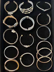 Silver bracelets