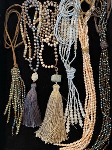 Boho fringe necklaces