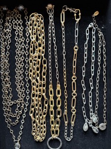 Chain link necklaces