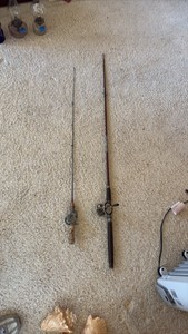 (2) Vintage fishing rods