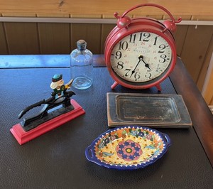 Antique 1910s Mrs. Stewarts Bluing Bottle and more