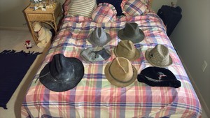 (8) Vintage hats