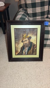 Painting of Bavairan German Man by Artist Claus Meyer