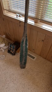 Wood boat oar 82 tall