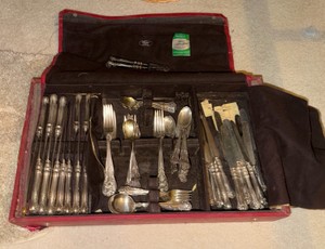 Beautiful Vintage intricate designed silverware