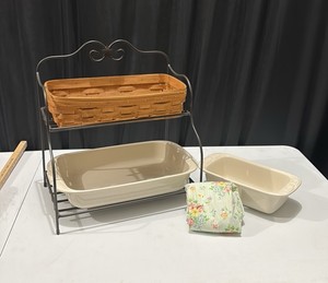 6 Piece Longaberger Baking Set