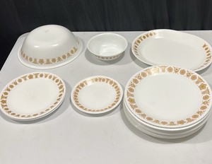 Vintage Corelle Butterfly Gold Dishes
