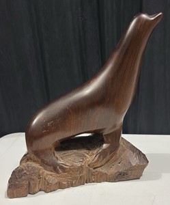 Hand Carved Ironwood Sea Lion