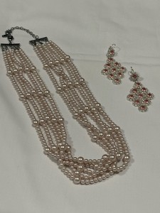 Simply Vera Necklace & Clip On Earrings