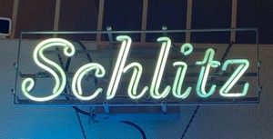 Vintage Schlitz Beer Neon Sign