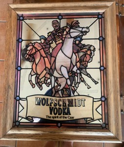 Wolfschmidt Vodka 25 x 24 Framed
