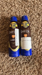 Banana Boat 2 pack spf 8 Dry Oil Tanning 2-6oz cans